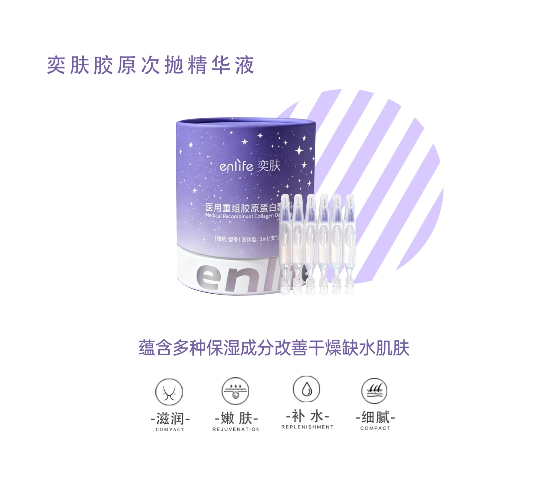 Collagen single-use ampoules